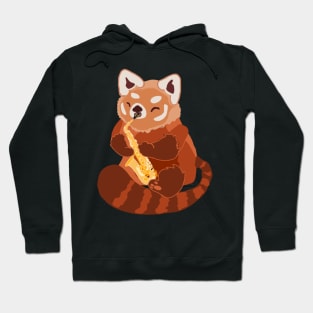 Red Panda Sax Hoodie